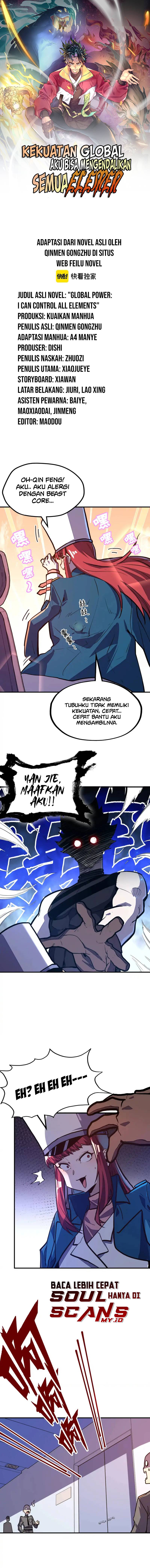 Global Power: I Can Control All The Elements Chapter 29 Bahasa Indonesia