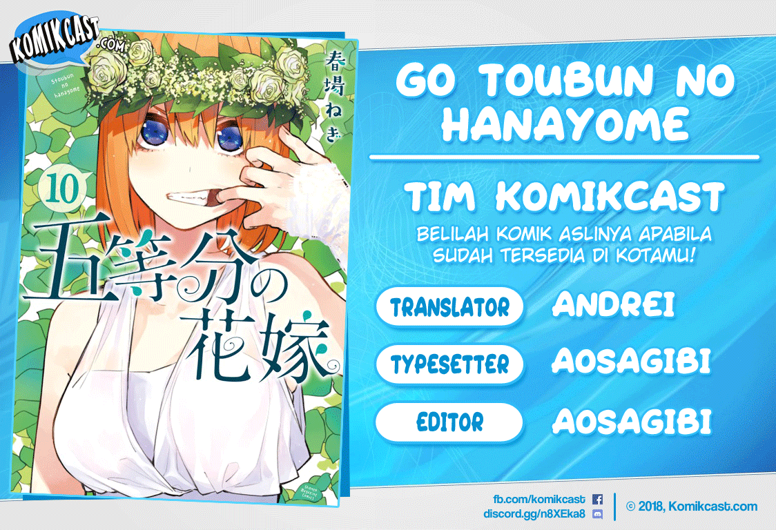 Go-toubun no Hanayome Chapter 87 Bahasa Indonesia