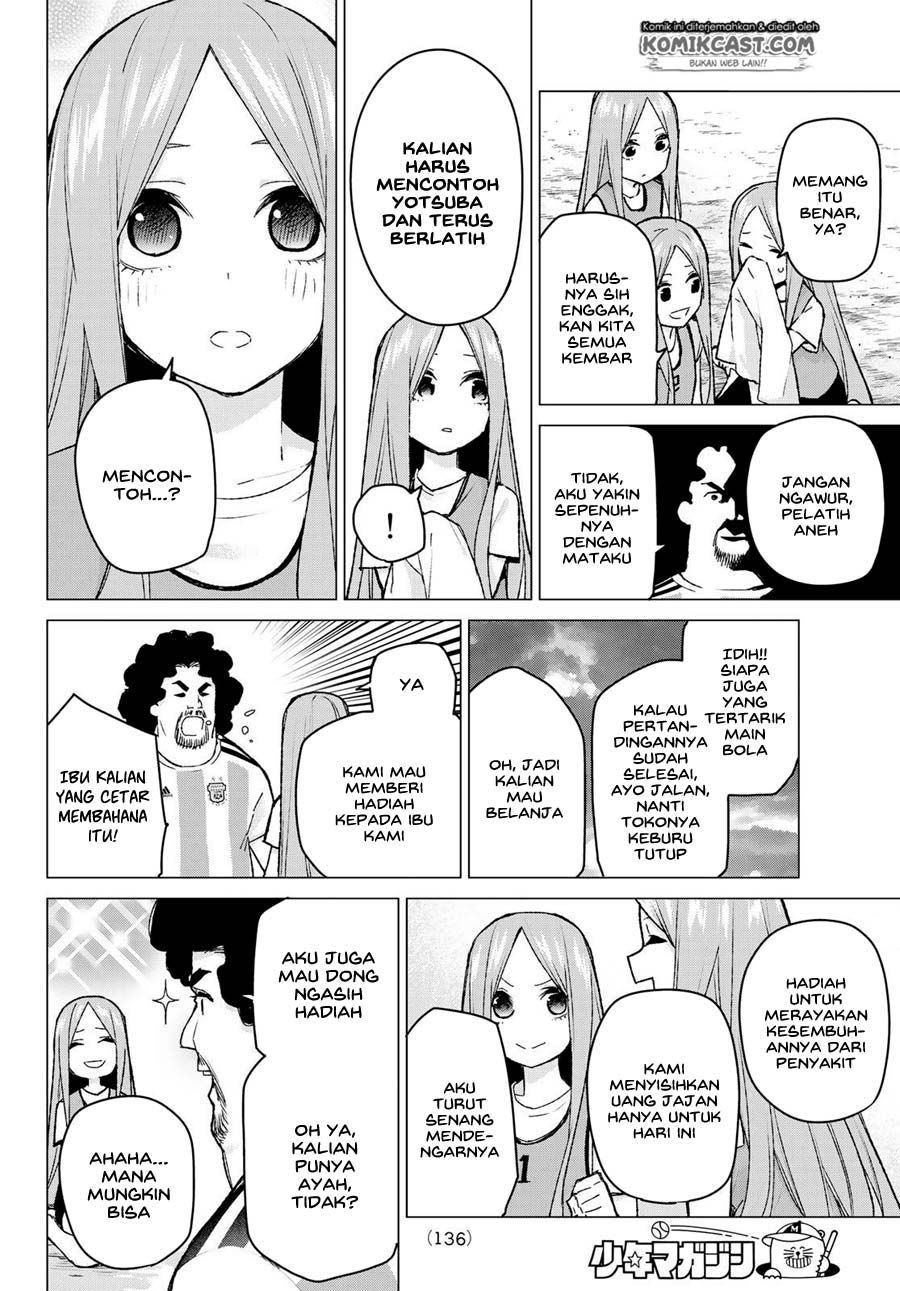 Go-toubun no Hanayome Chapter 87 Bahasa Indonesia