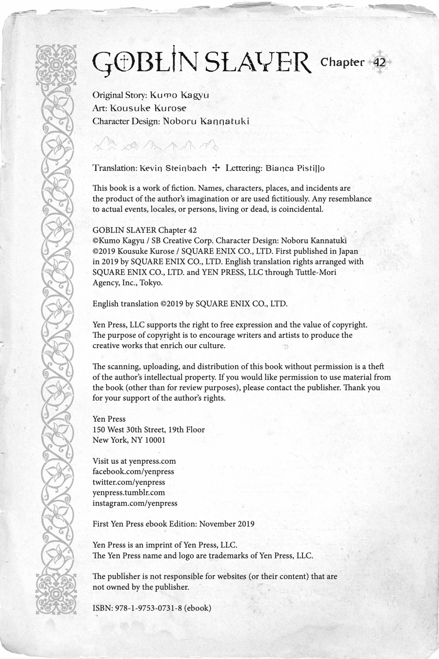 Goblin Slayer Chapter 42 Bahasa Indonesia
