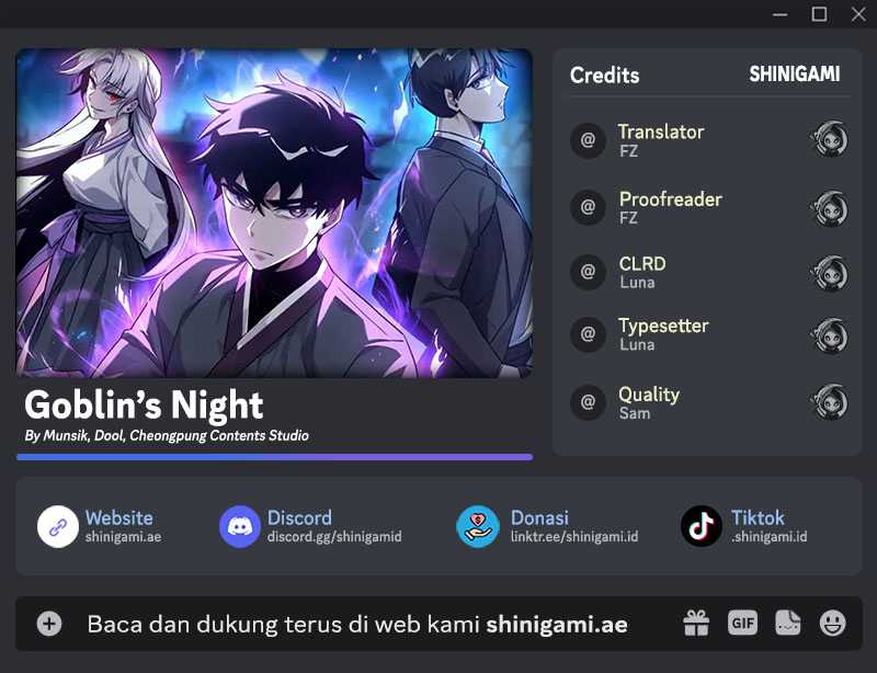 Goblin’s Night Chapter 40 Bahasa Indonesia