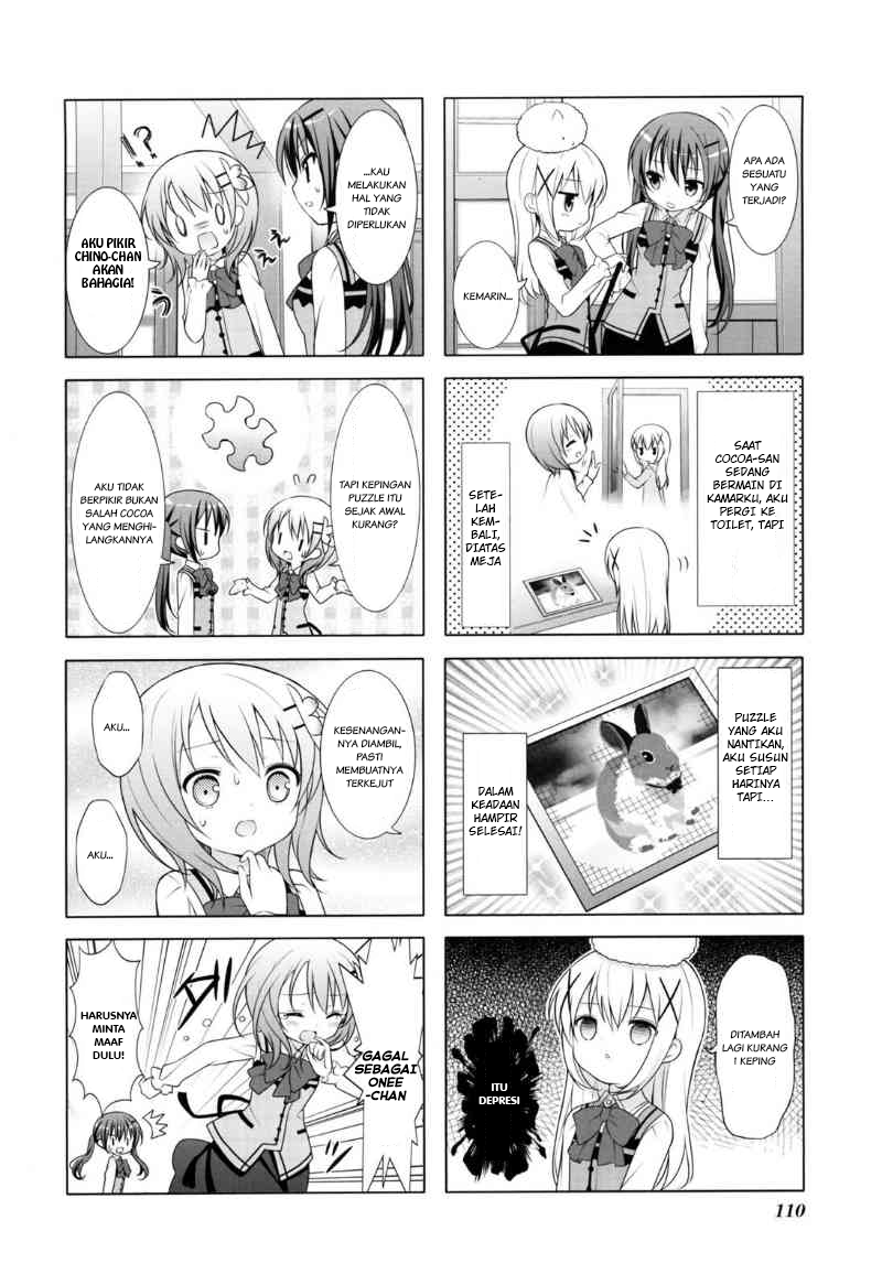 Gochuumon wa Usagi Desu ka? Chapter 13 Bahasa Indonesia