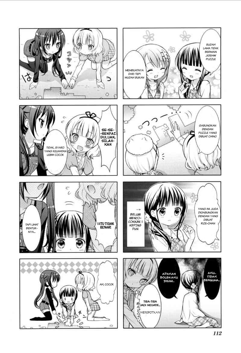 Gochuumon wa Usagi Desu ka? Chapter 13 Bahasa Indonesia