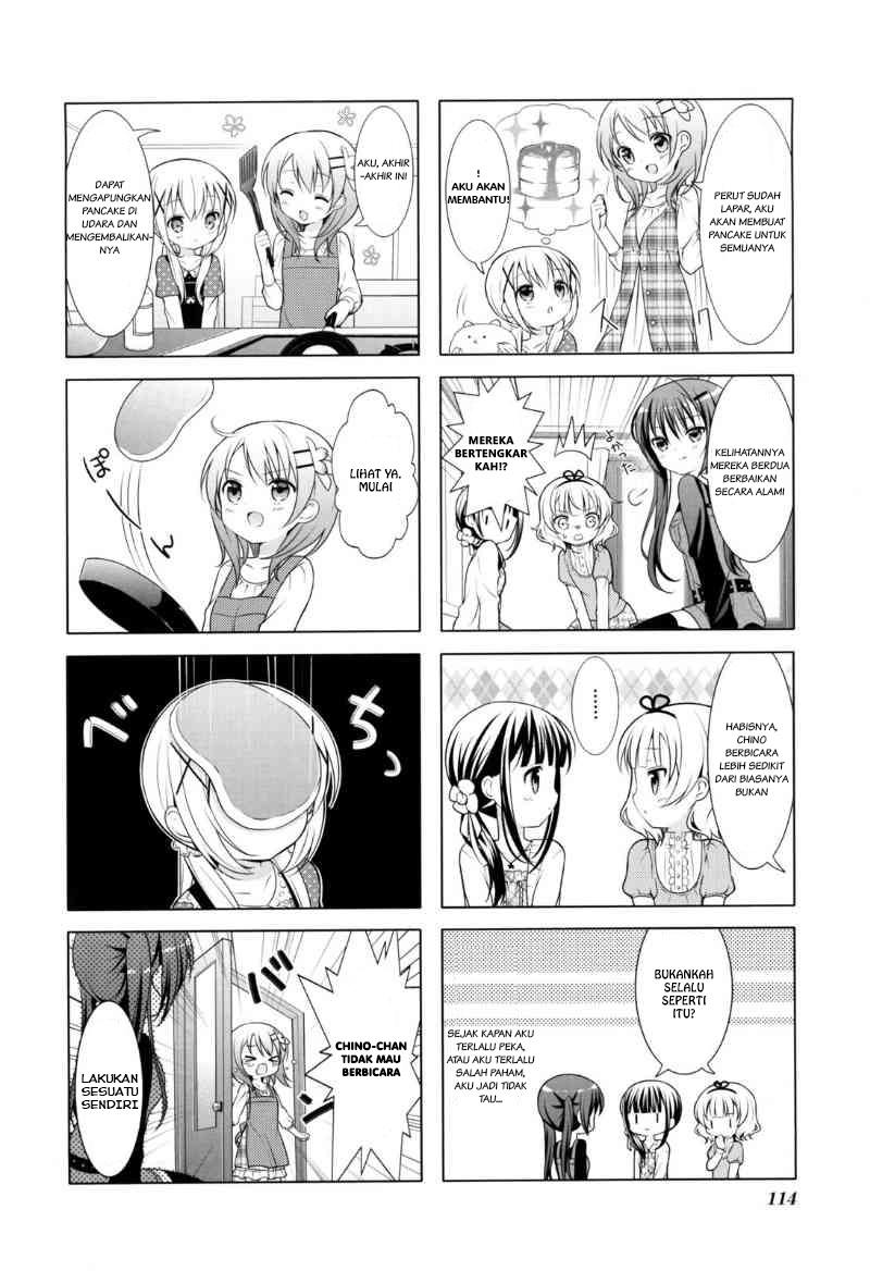 Gochuumon wa Usagi Desu ka? Chapter 13 Bahasa Indonesia