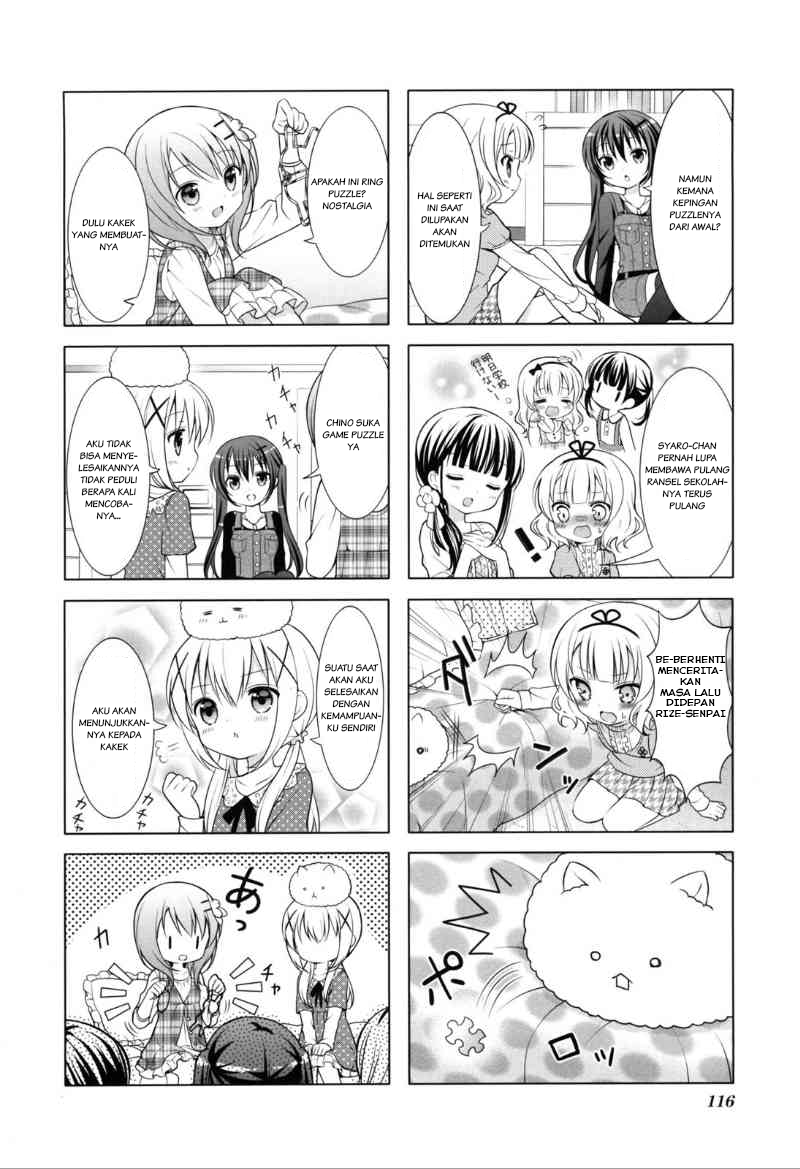 Gochuumon wa Usagi Desu ka? Chapter 13 Bahasa Indonesia