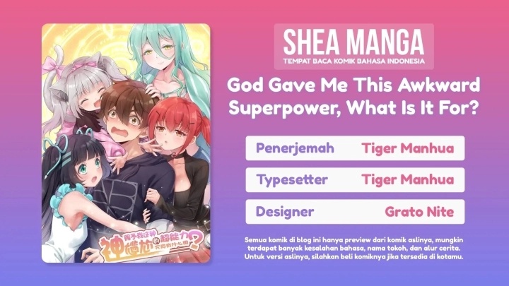 God Gave Me This Awkward Superpower, What Is It For? chapter 5
