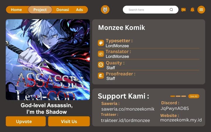 God-level Assassin, I’m the Shadow chapter 25