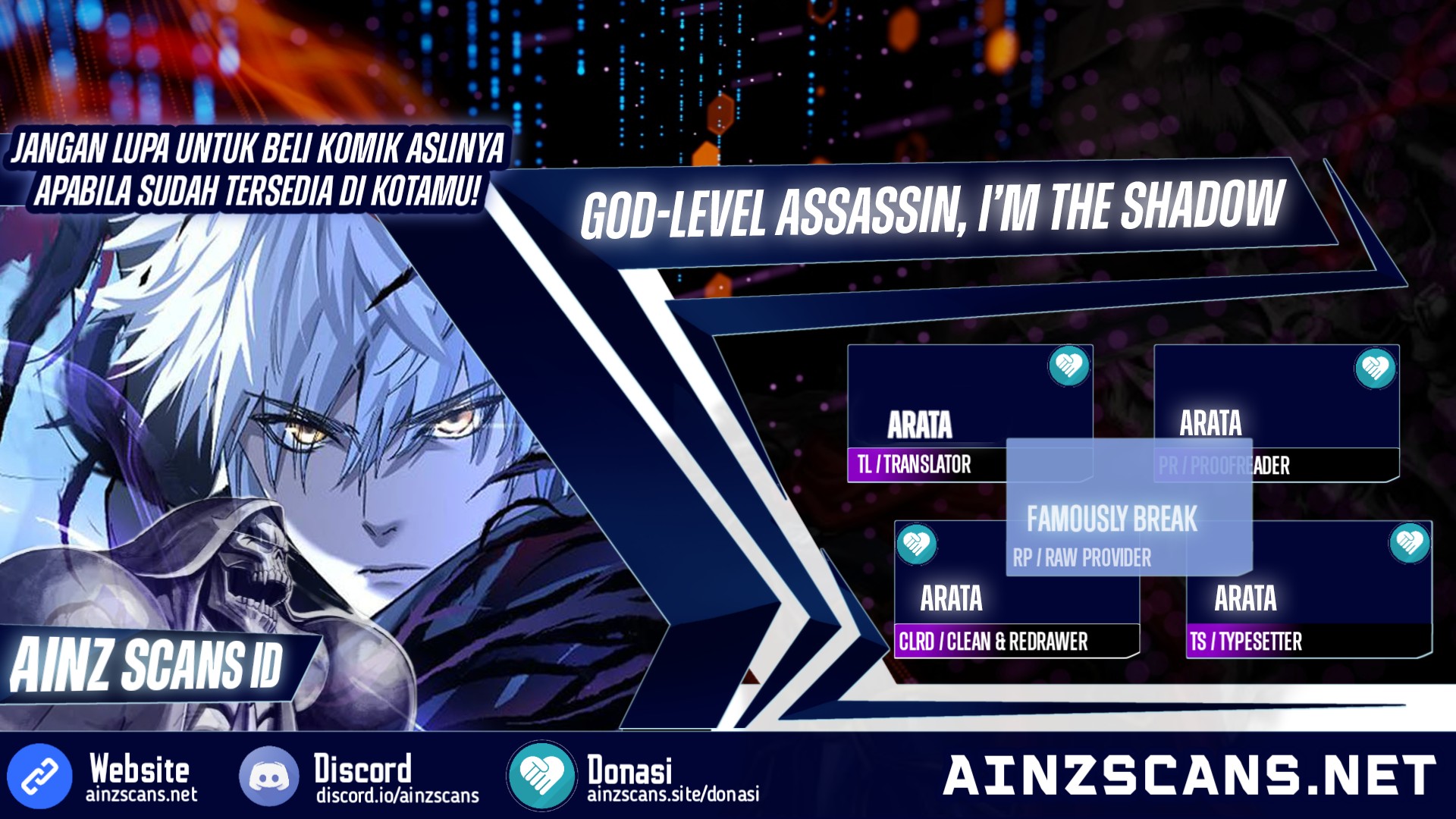 God-level Assassin, I’m the Shadow Chapter 41 Bahasa Indonesia