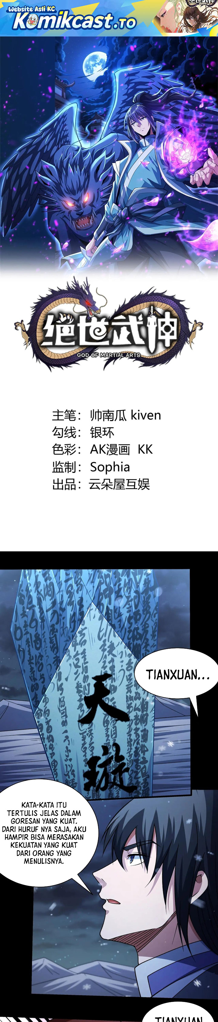 God of Martial Arts Chapter 1006 Bahasa Indonesia
