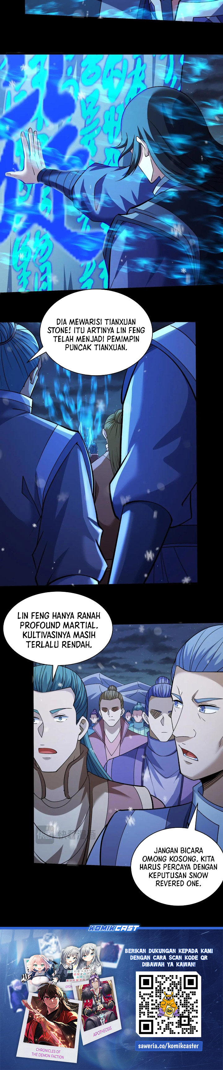 God of Martial Arts Chapter 1006 Bahasa Indonesia