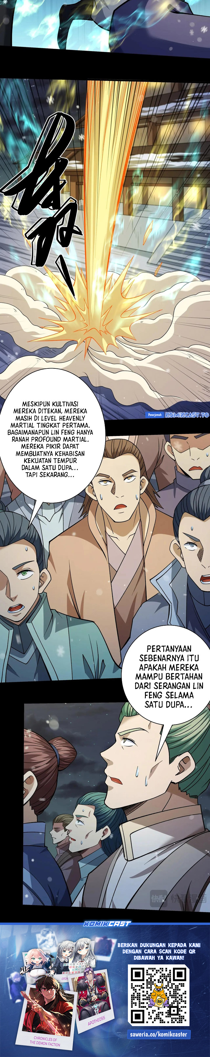 God of Martial Arts Chapter 1009 Bahasa Indonesia