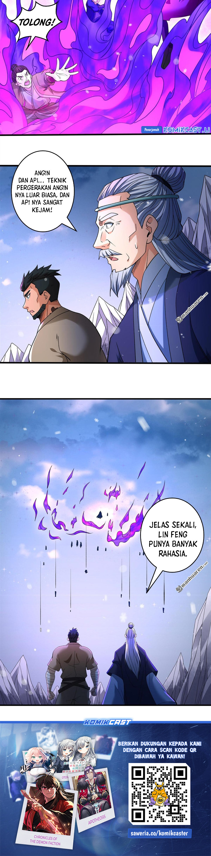 God of Martial Arts Chapter 895 Bahasa Indonesia