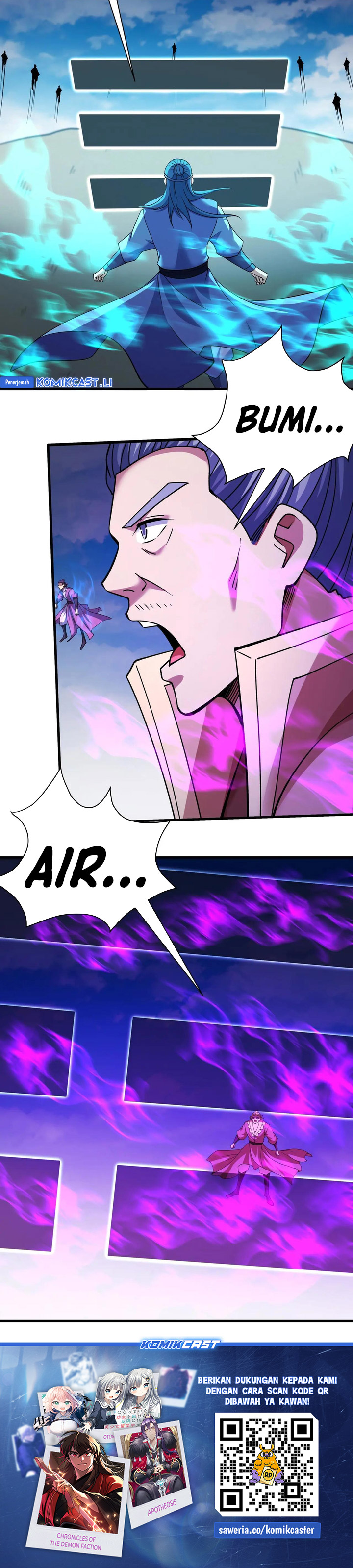 God of Martial Arts Chapter 923 Bahasa Indonesia