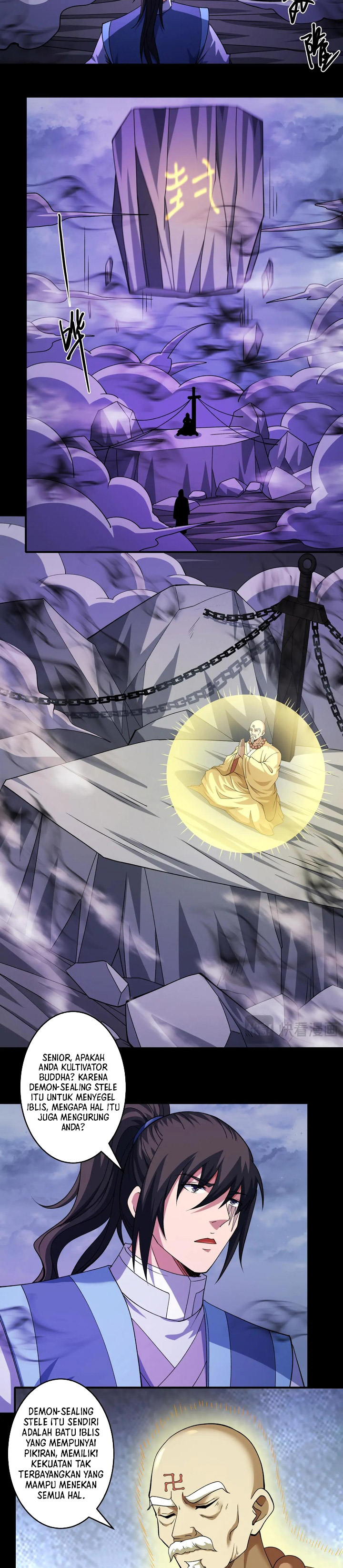 God of Martial Arts Chapter 988 Bahasa Indonesia