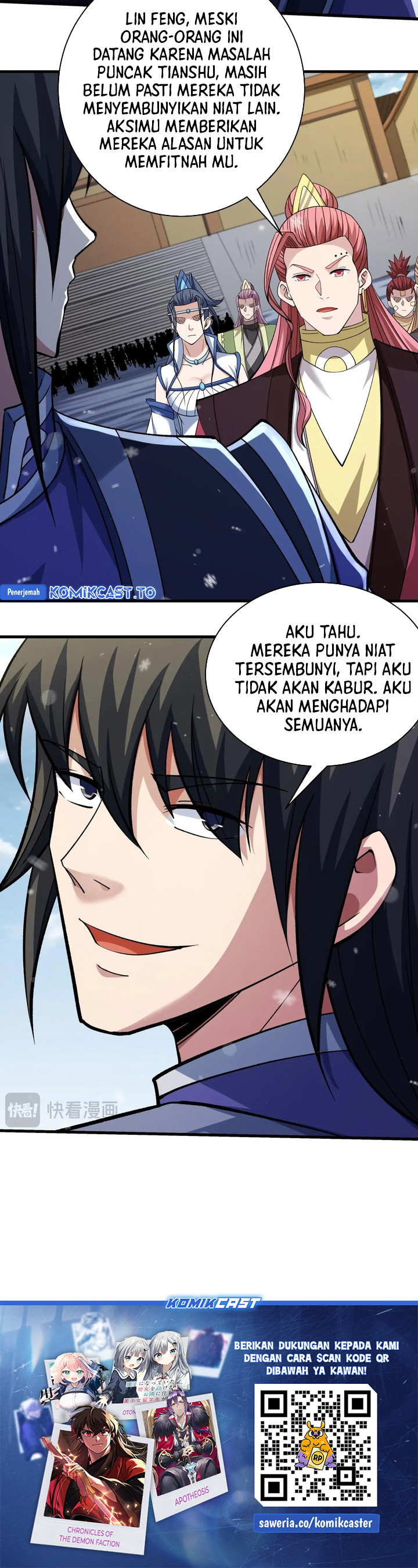 God of Martial Arts Chapter 996 Bahasa Indonesia