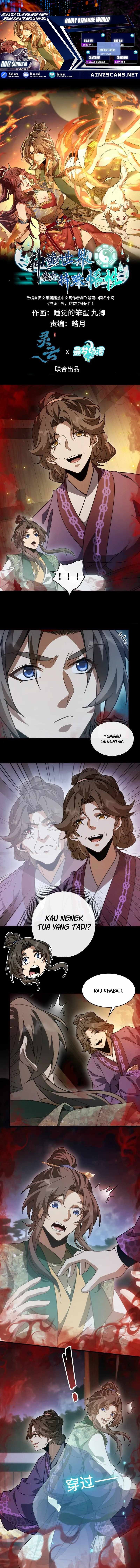 Godly Strange World, I Possess Unique Enlightment Chapter 16 Bahasa Indonesia