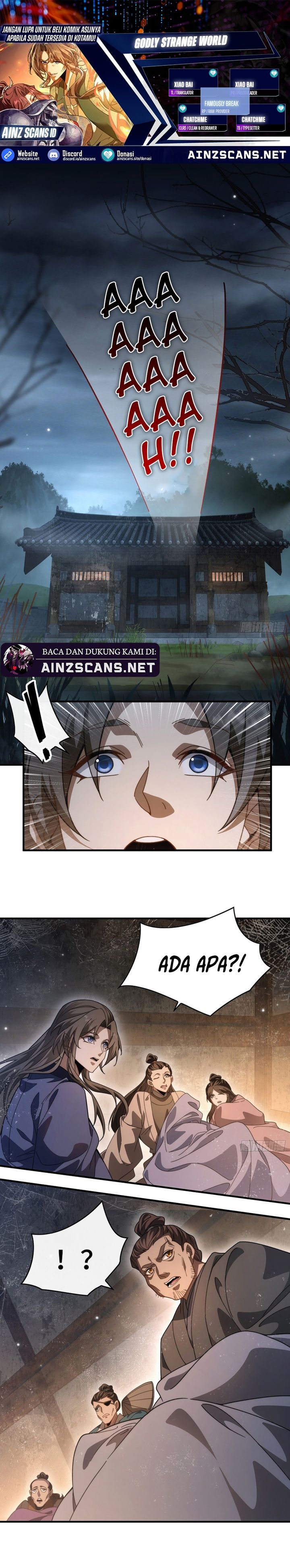 Godly Strange World, I Possess Unique Enlightment Chapter 19 Bahasa Indonesia