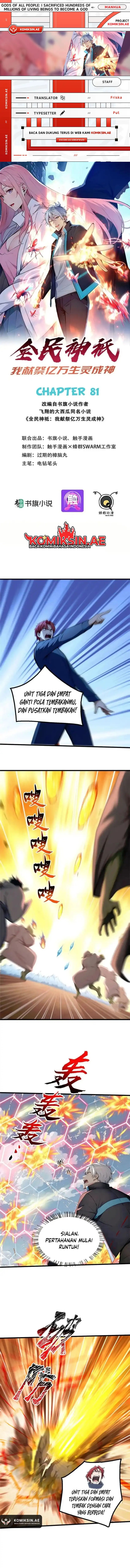 Gods of All People: I Sacrificed Hundreds of Millions of Living Beings To Become a God chapter 81