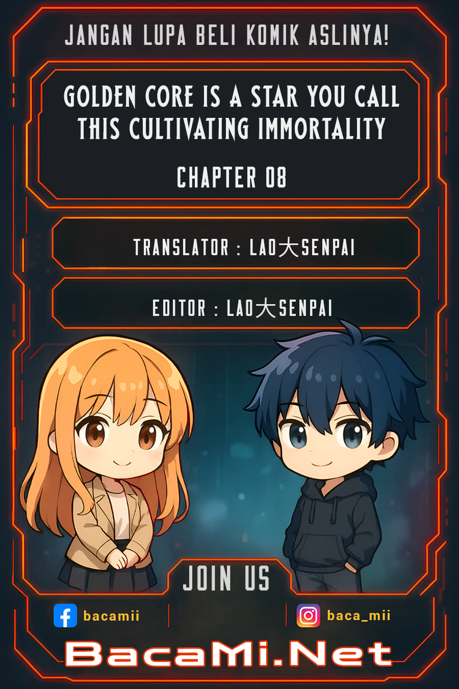 Golden Core Is a Star You Call This Cultivating Immortality Chapter 08 Bahasa Indonesia