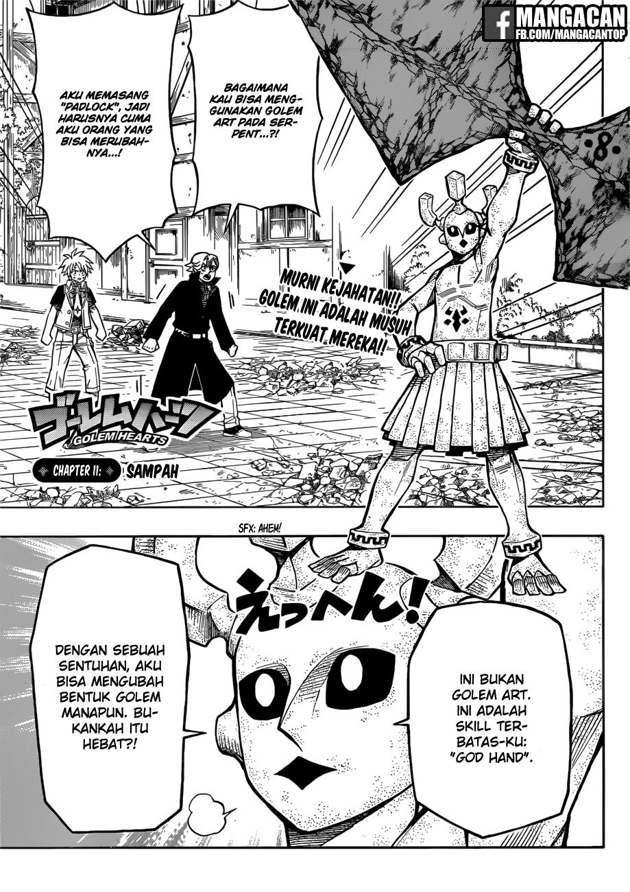 Golem Hearts Chapter 11 Bahasa Indonesia
