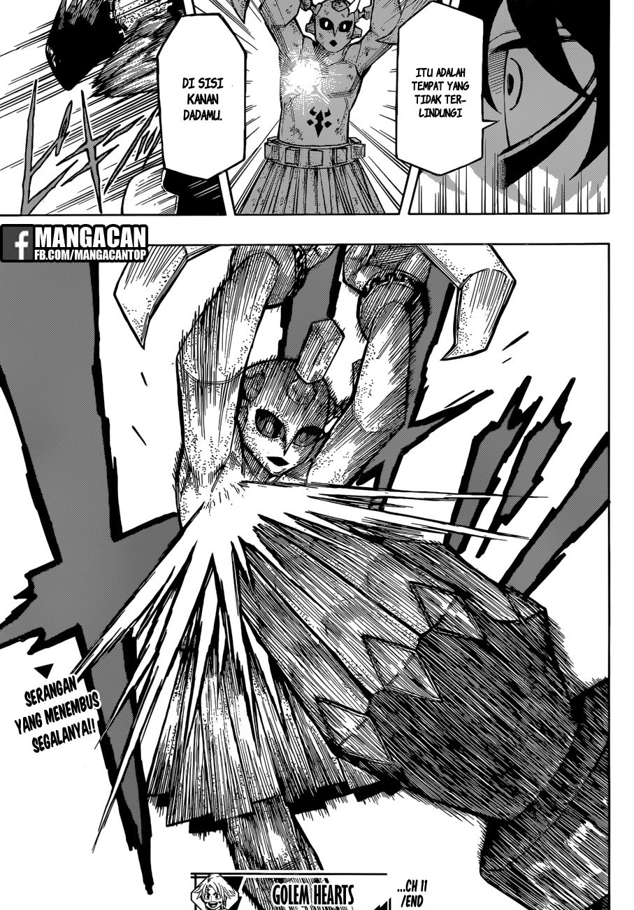 Golem Hearts Chapter 11 Bahasa Indonesia