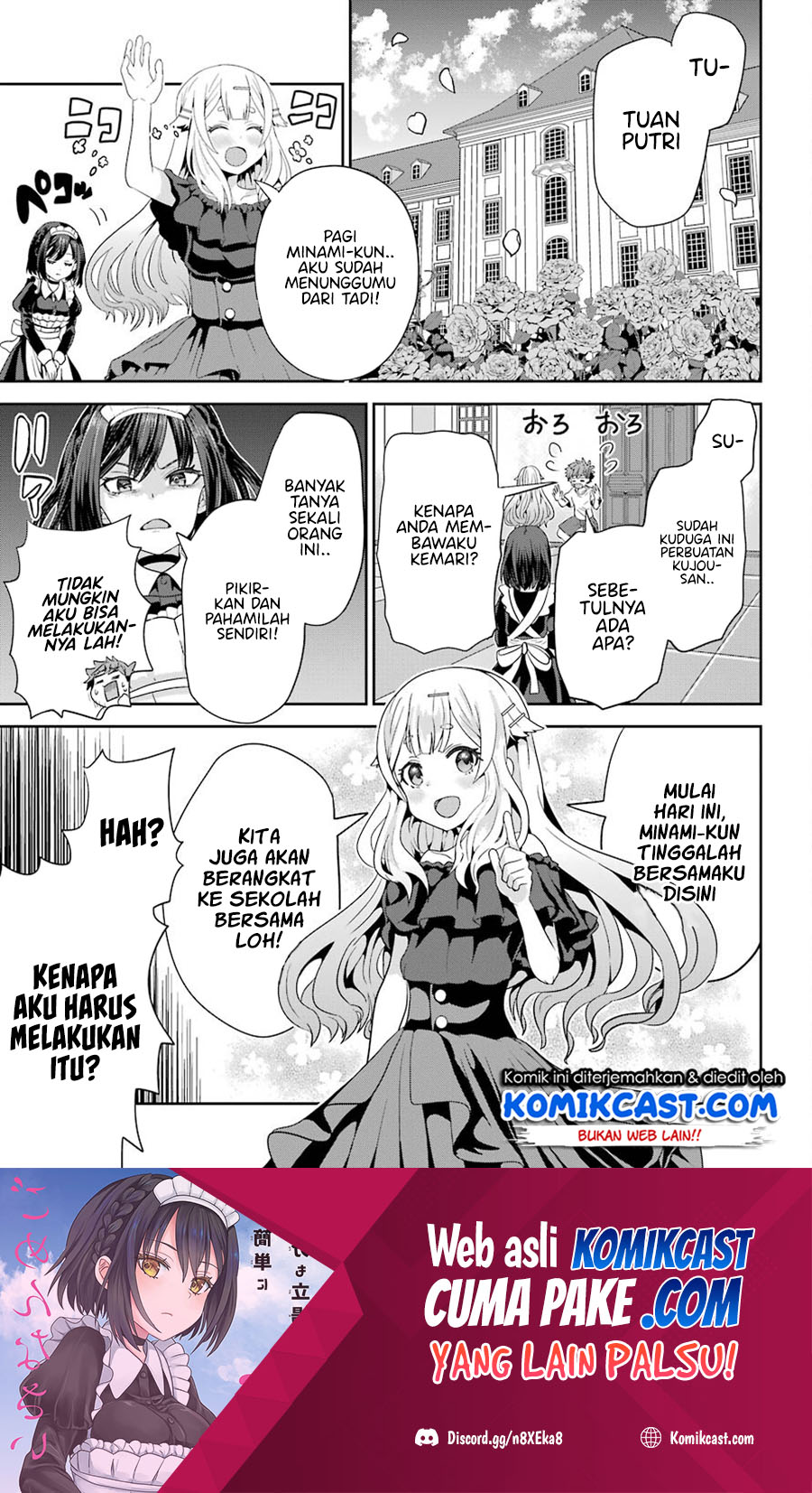 Gomennasai Ojou-sama, Ore wa Maid ga Suki nan desu Chapter 01.2 Bahasa Indonesia