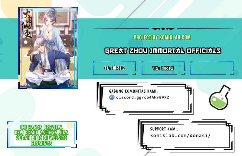 Great Zhou Immortal Officials Chapter 23 Bahasa Indonesia