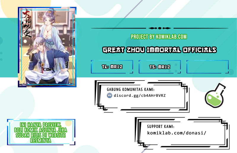 Great Zhou Immortal Officials Chapter 24 Bahasa Indonesia