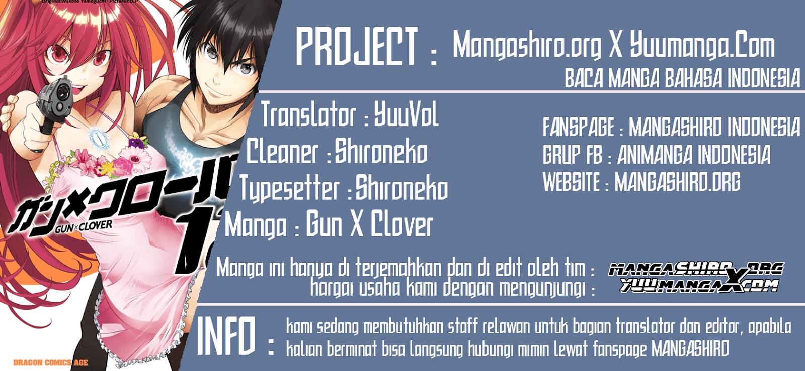 Gun x Clover Chapter 60 Bahasa Indonesia