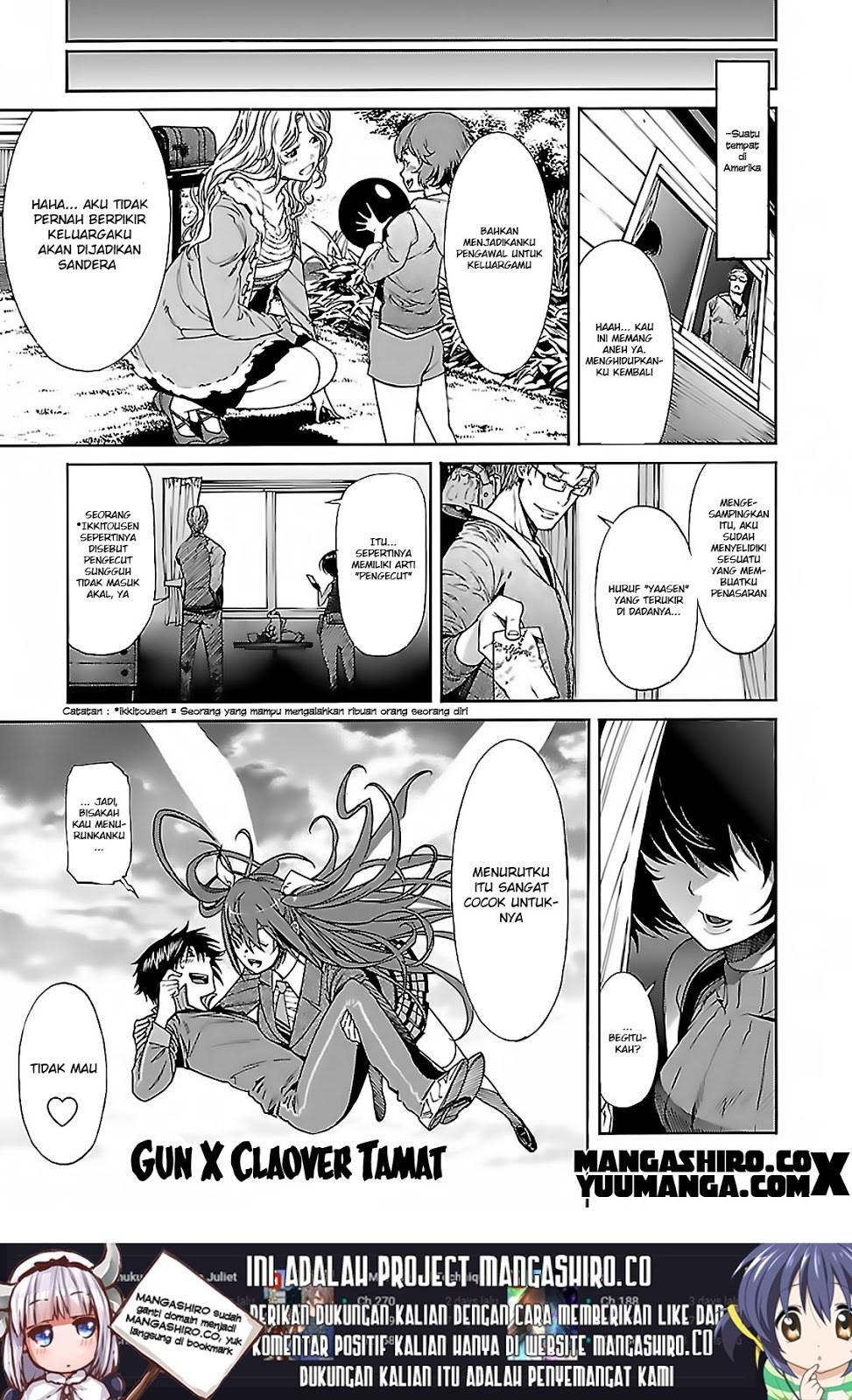 Gun x Clover Chapter 60 Bahasa Indonesia