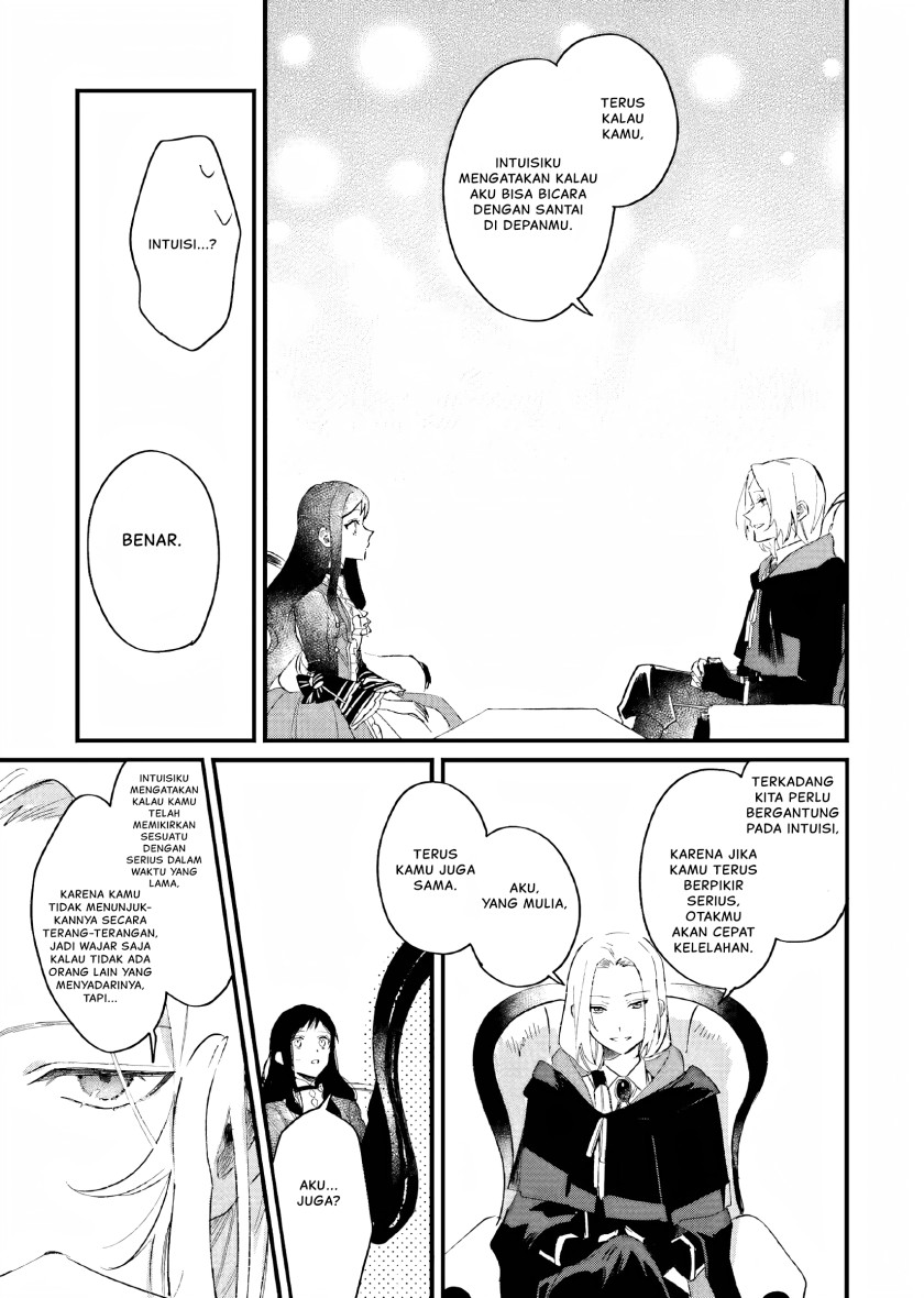 Gyakkou Shita Akuyaku Reijou wa, Naze ka Maryoku wo Ushinattanode Shinsou no Reijou ni Narimasu ( The Villainess Who Traveled Back in Time Inexplicably Lost Her Magic, so She Went Into Seclusion) chapter 5