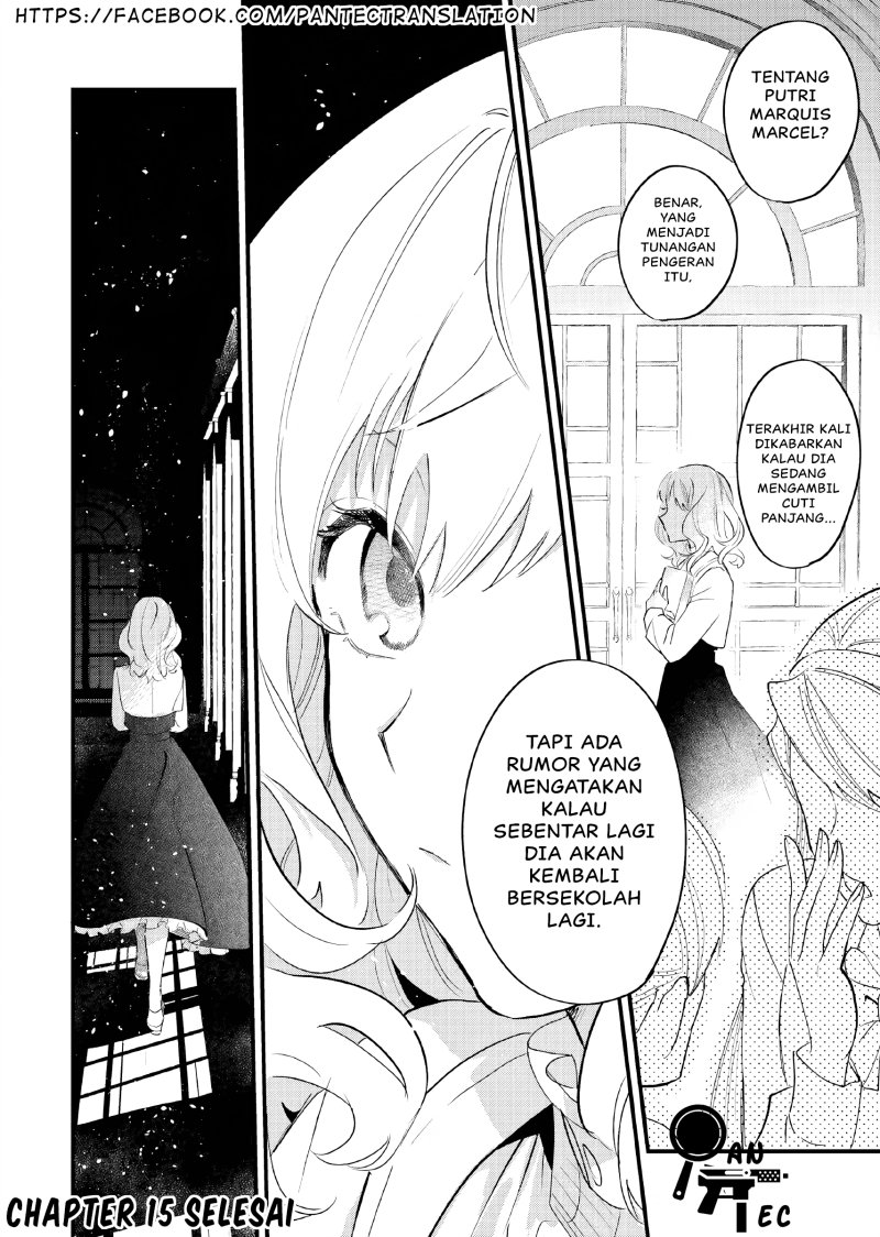 Gyakkou Shita Akuyaku Reijou wa, Naze ka Maryoku wo Ushinattanode Shinsou no Reijou ni Narimasu ( The Villainess Who Traveled Back in Time Inexplicably Lost Her Magic, so She Went Into Seclusion) chapter 15