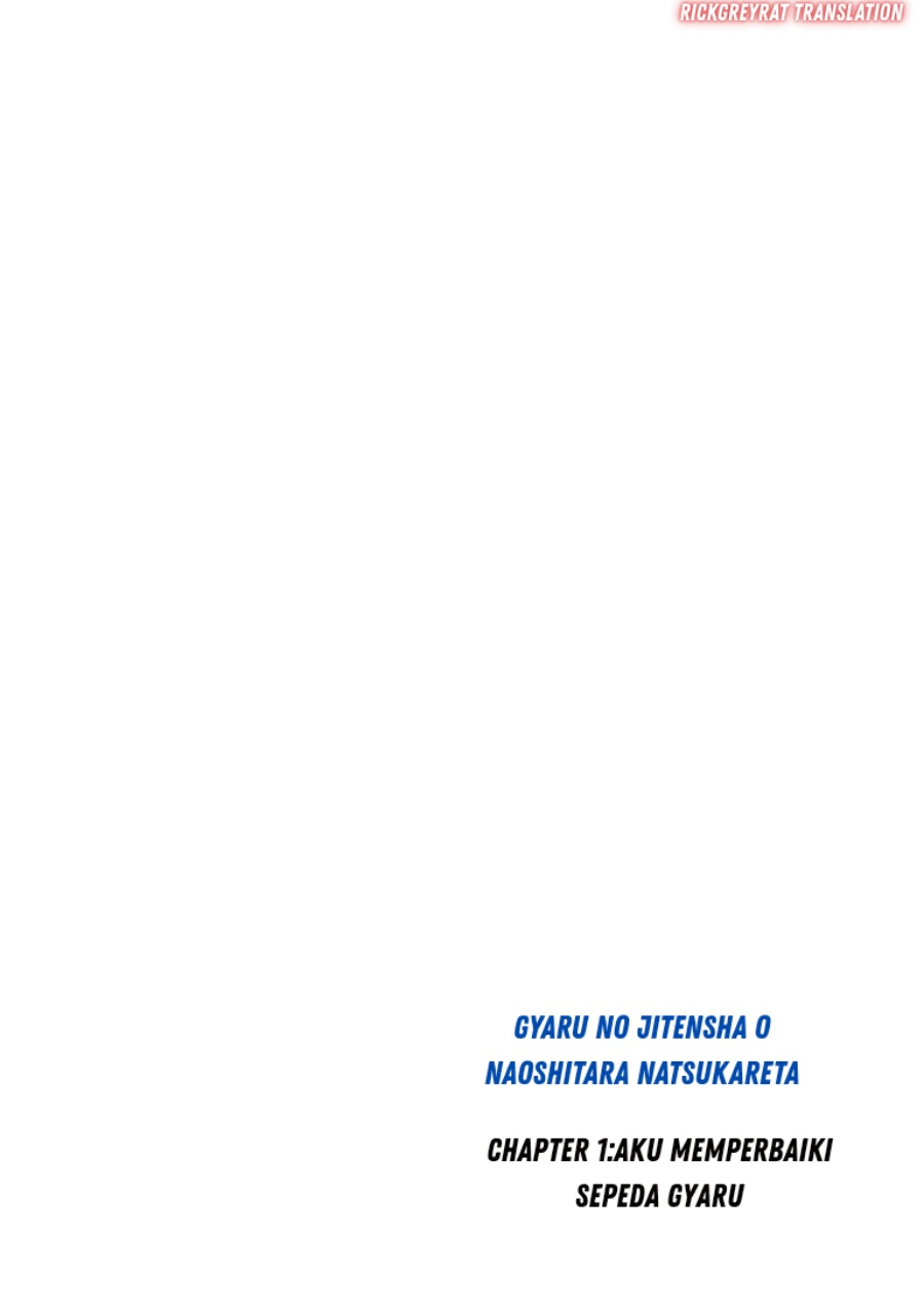 Gyaru no Jitensha o Naoshitara Natsukareta Chapter 01 Bahasa Indonesia