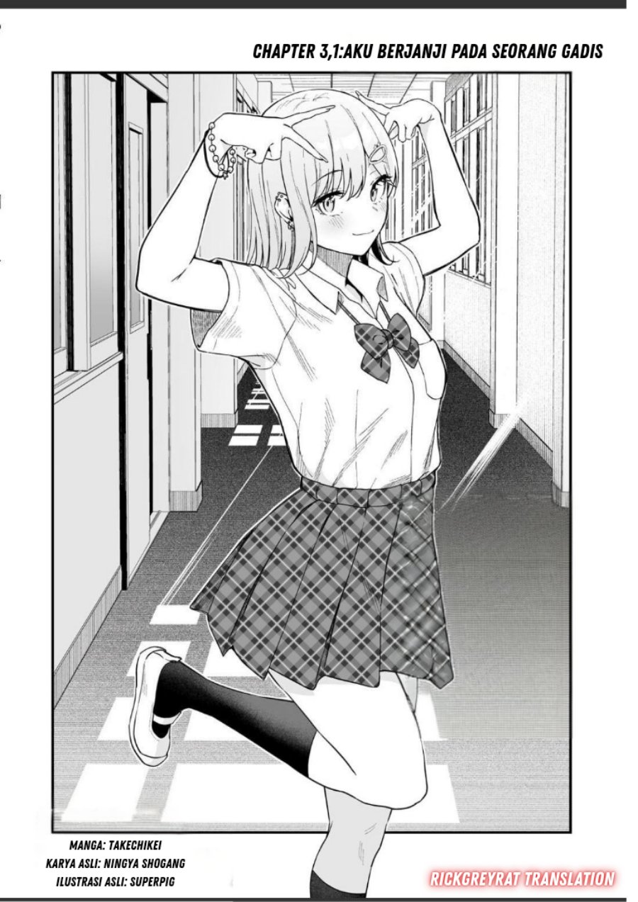 Gyaru no Jitensha o Naoshitara Natsukareta Chapter 03.1 Bahasa Indonesia