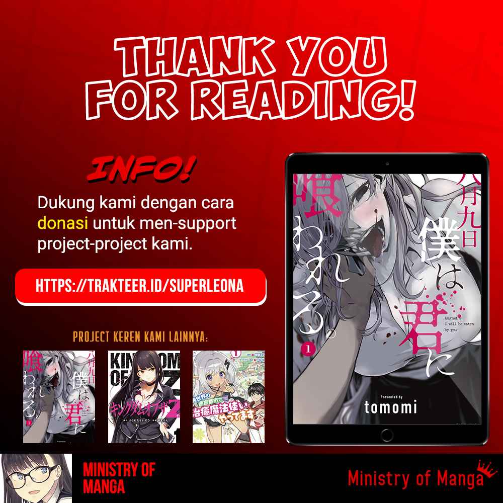 Hachigatsu Kokonoka Boku wa Kimi ni Kuwareru. Chapter 08 Bahasa Indonesia