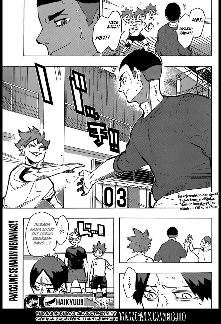 Haikyuu!! Chapter 217