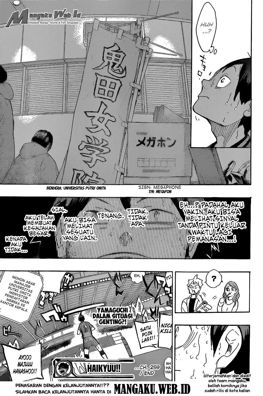 Haikyuu!! Chapter 259