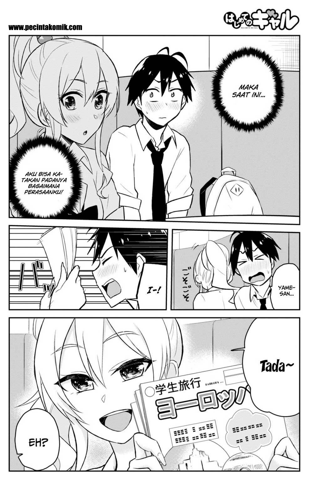 Hajimete no Gal Chapter 32 Bahasa Indonesia
