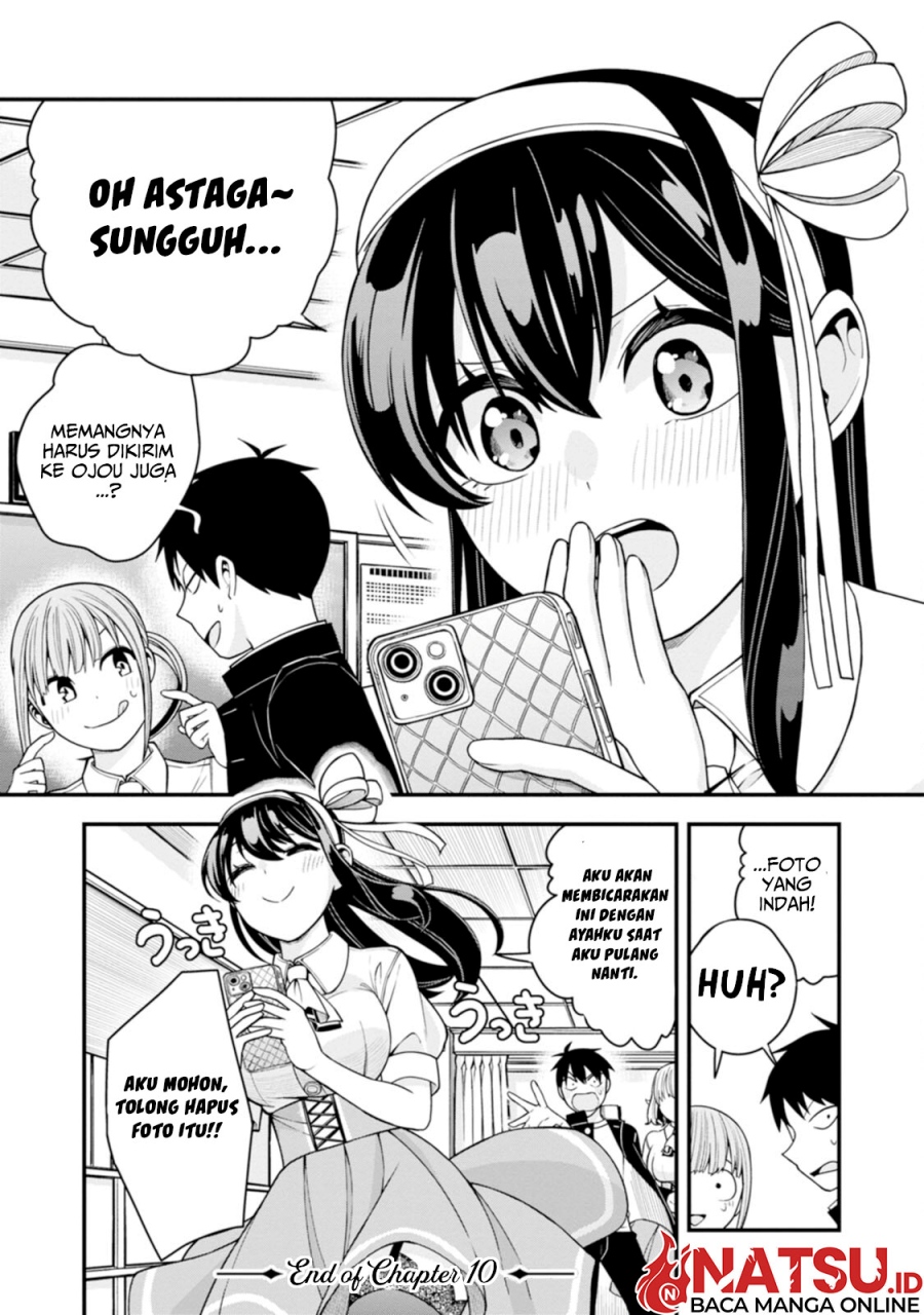 Hajimete no Ojou-sama Chapter 10 Bahasa Indonesia