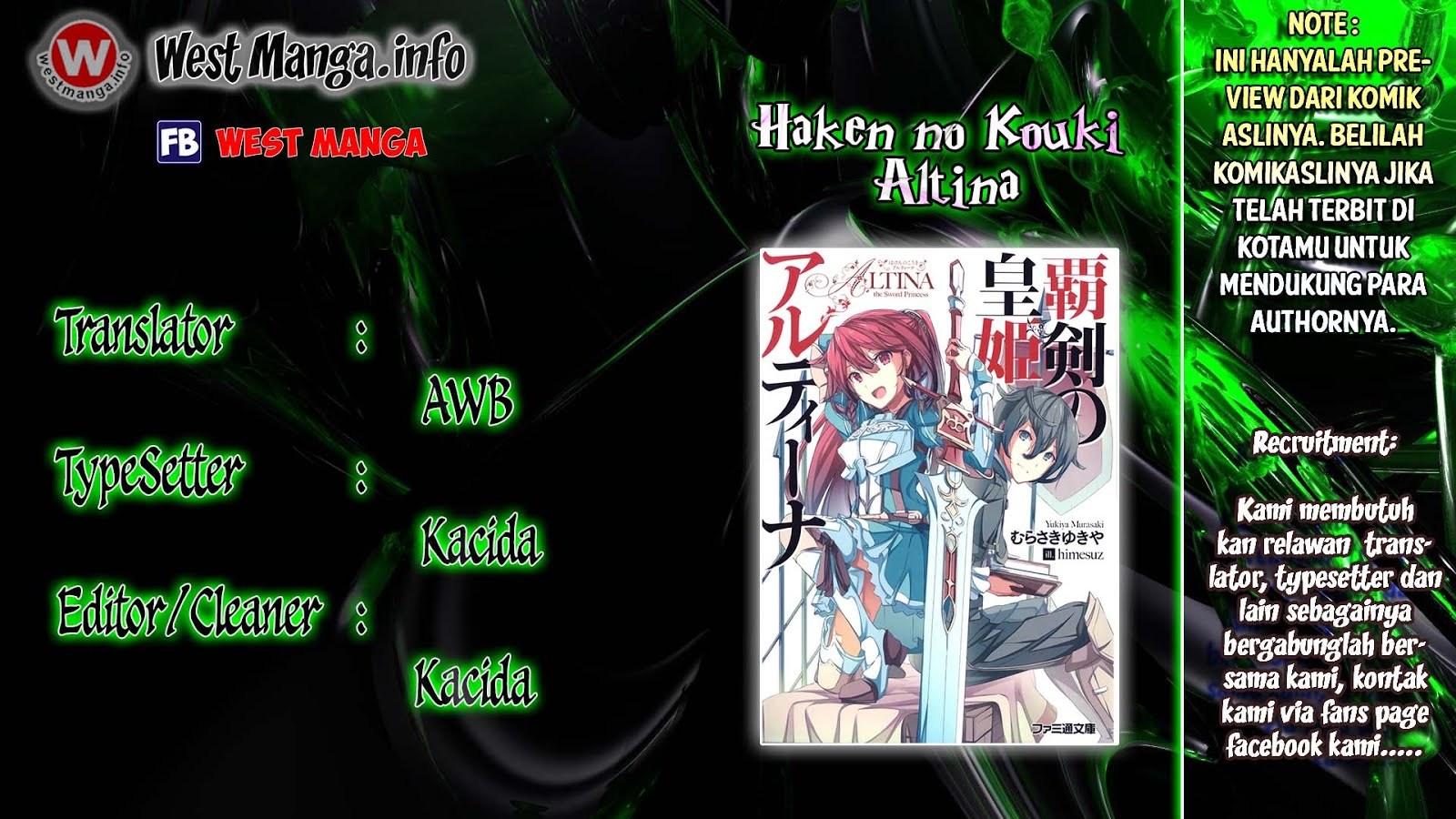 Haken no Kouki Altina Chapter 03 Bahasa Indonesia