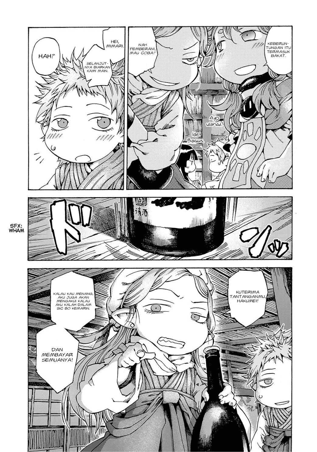 Hakumei to Mikochi Chapter 08 Bahasa Indonesia