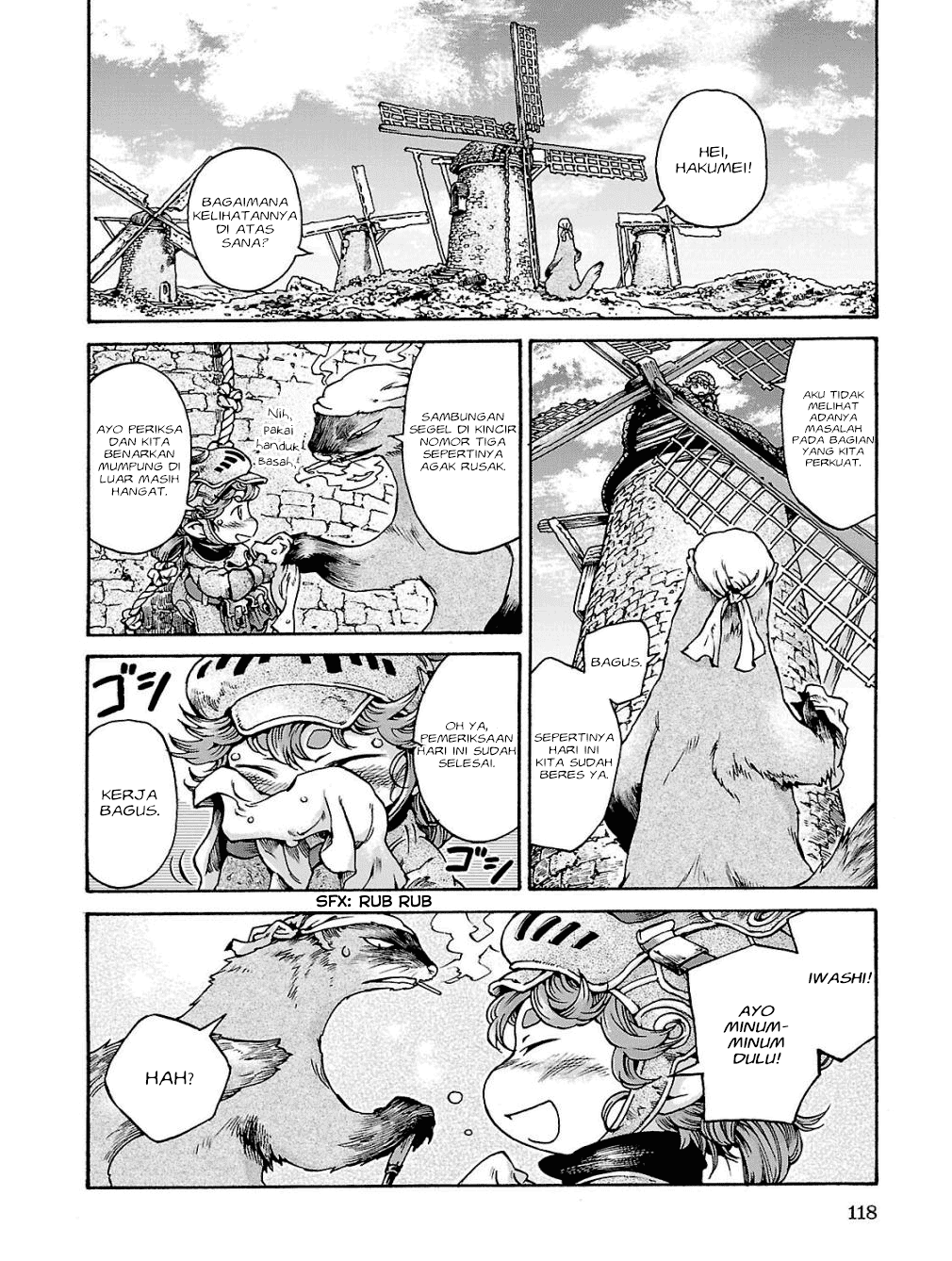 Hakumei to Mikochi Chapter 17 Bahasa Indonesia