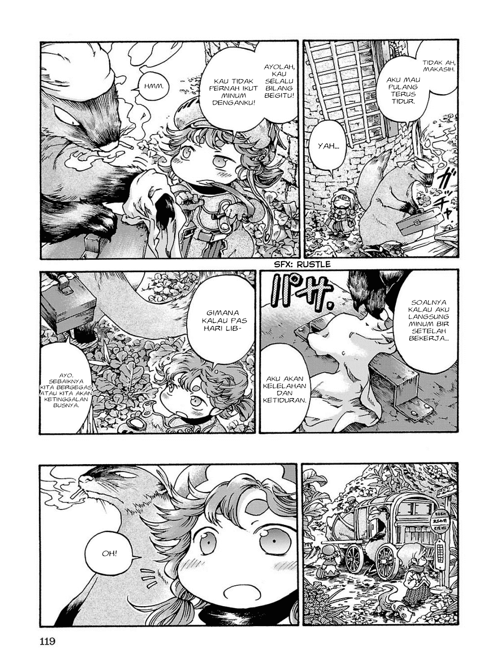 Hakumei to Mikochi Chapter 17 Bahasa Indonesia