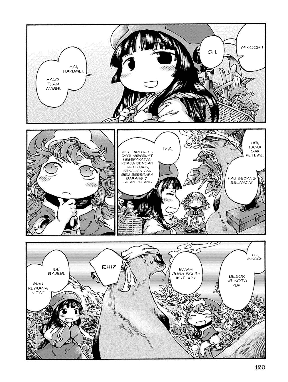 Hakumei to Mikochi Chapter 17 Bahasa Indonesia
