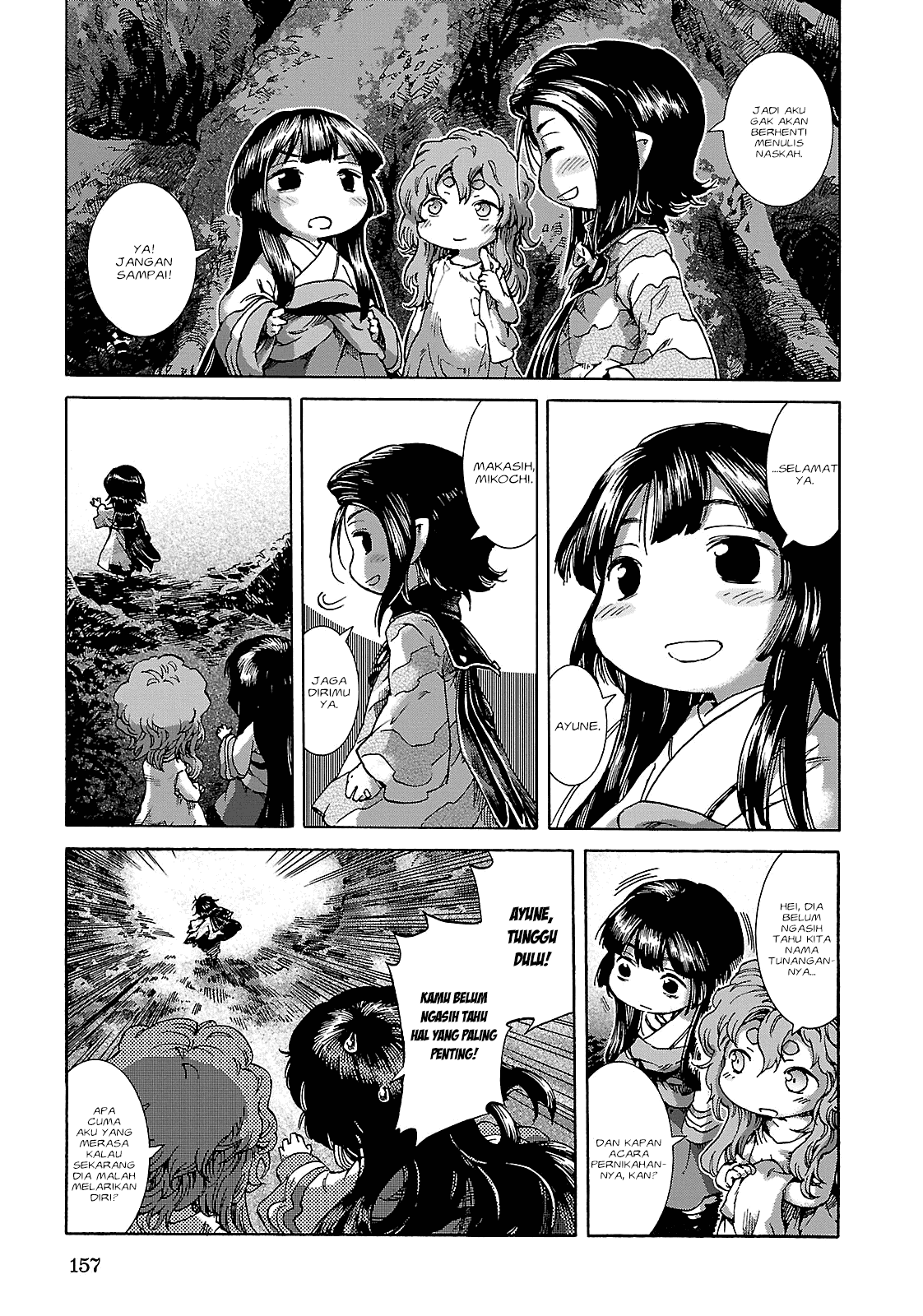 Hakumei to Mikochi Chapter 25 Bahasa Indonesia