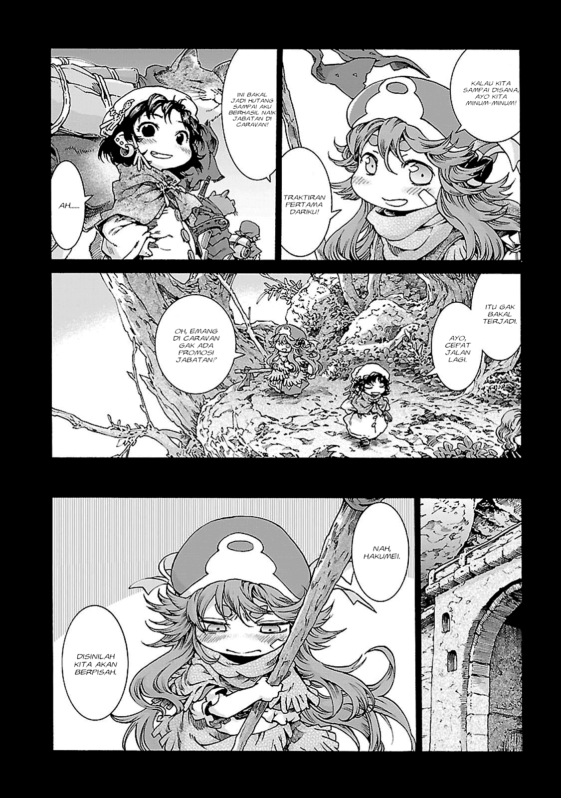 Hakumei to Mikochi Chapter 30.2 Bahasa Indonesia