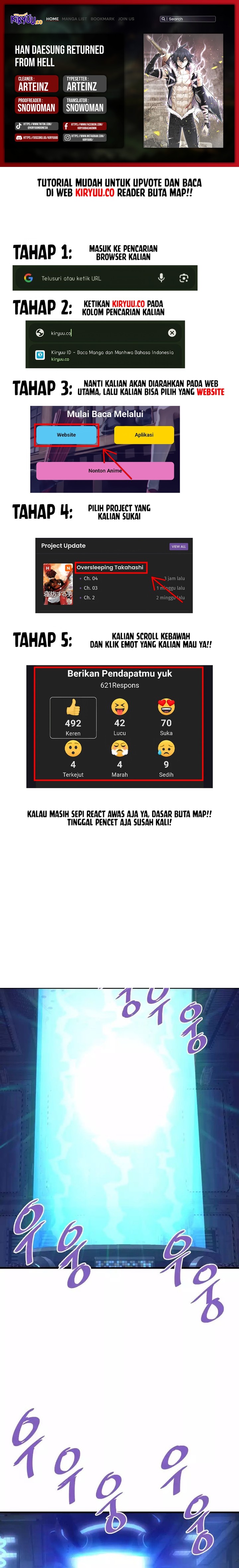 Han Dae Sung Returned From Hell Chapter 100 Bahasa Indonesia