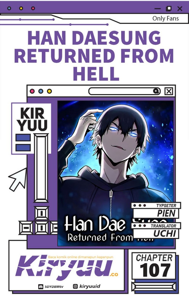 Han Dae Sung Returned From Hell chapter 107