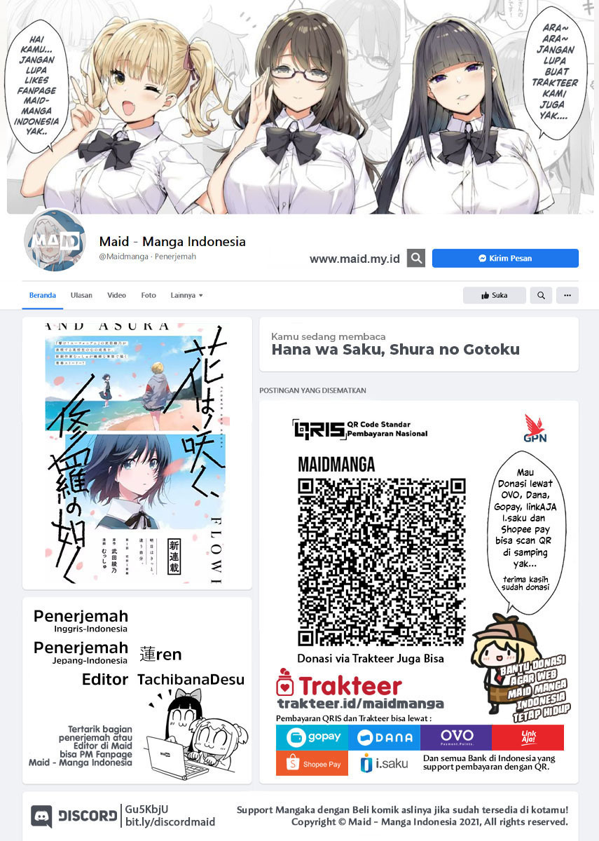 Hana wa Saku, Shura no Gotoku Chapter 07 Bahasa Indonesia