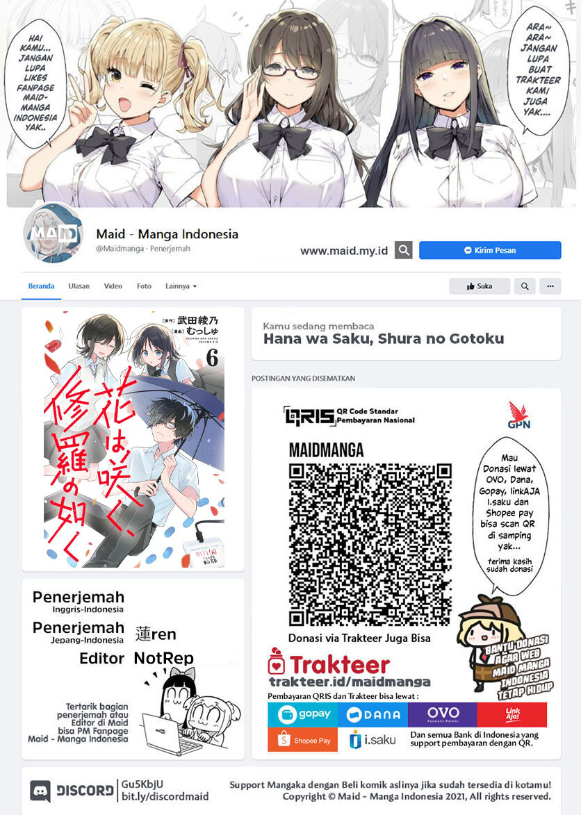 Hana wa Saku, Shura no Gotoku Chapter 24 Bahasa Indonesia